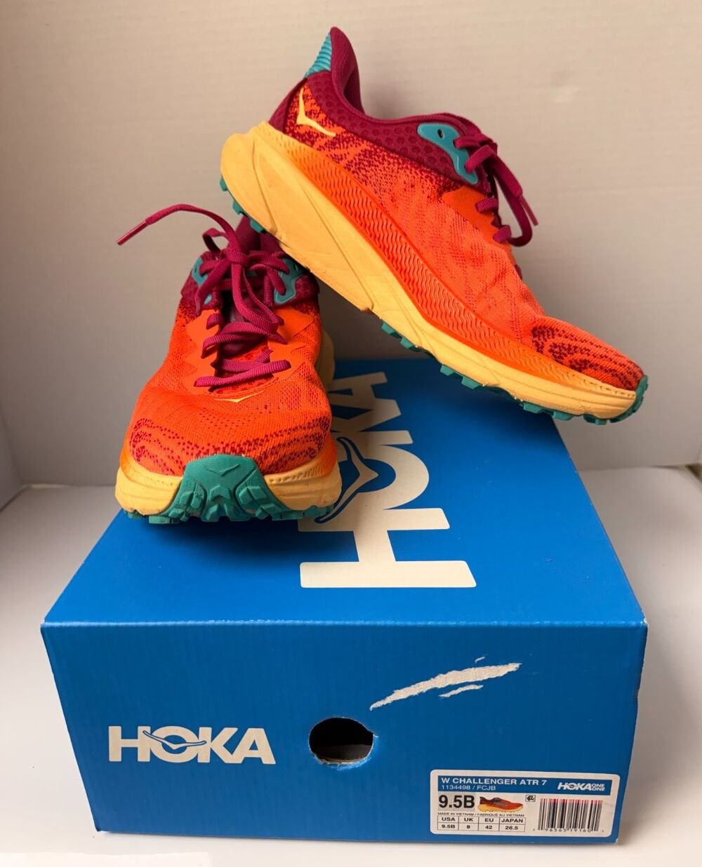 Hoka One One Women's Challenger ATR 7 Trail Running Shoes Size 9.5 EVA Foam - Picture 1 of 12